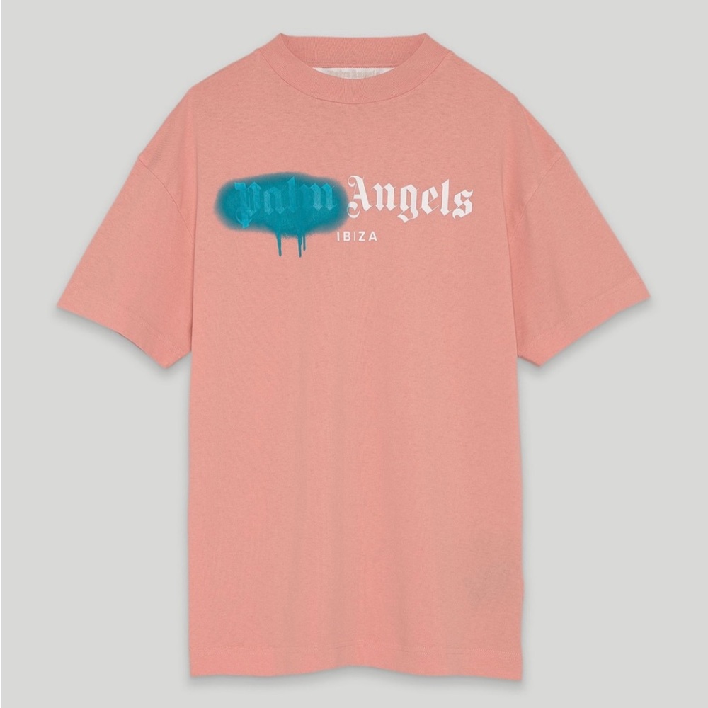 PINK PALM ANGELS BARELY WORN T-SHIRT